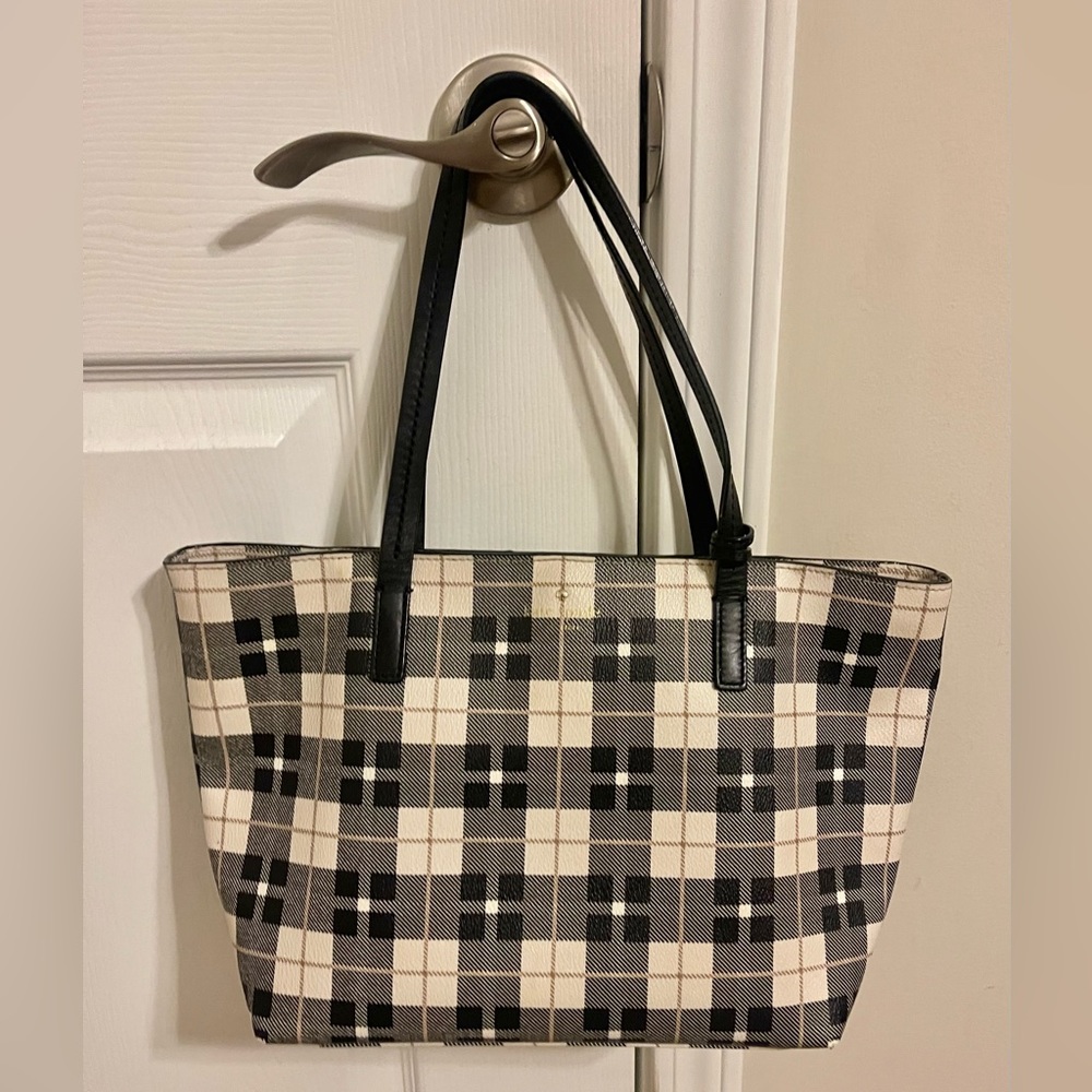 Kate Spade Hawthorne Lane Plaid Tote